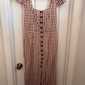 Gingham Checkered Dress